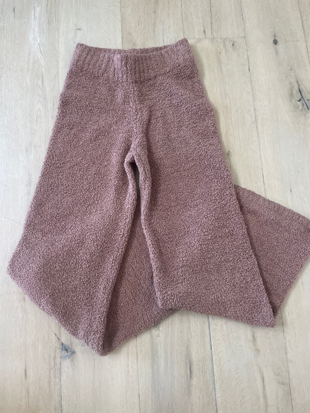 SKIMS Cozy Knit Wide Leg Pant Small/Medium in Rose Clay - Picture 3 of 6